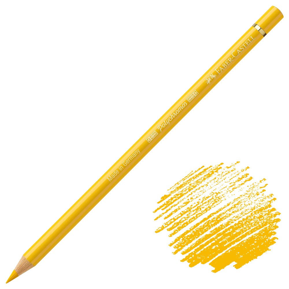 مداد رنگی Polychromos فابرکاستل کد 108 رنگ DARK CADMIUM YELLOW