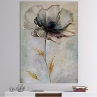 تابلو نقاشی مدل گل برجسته 