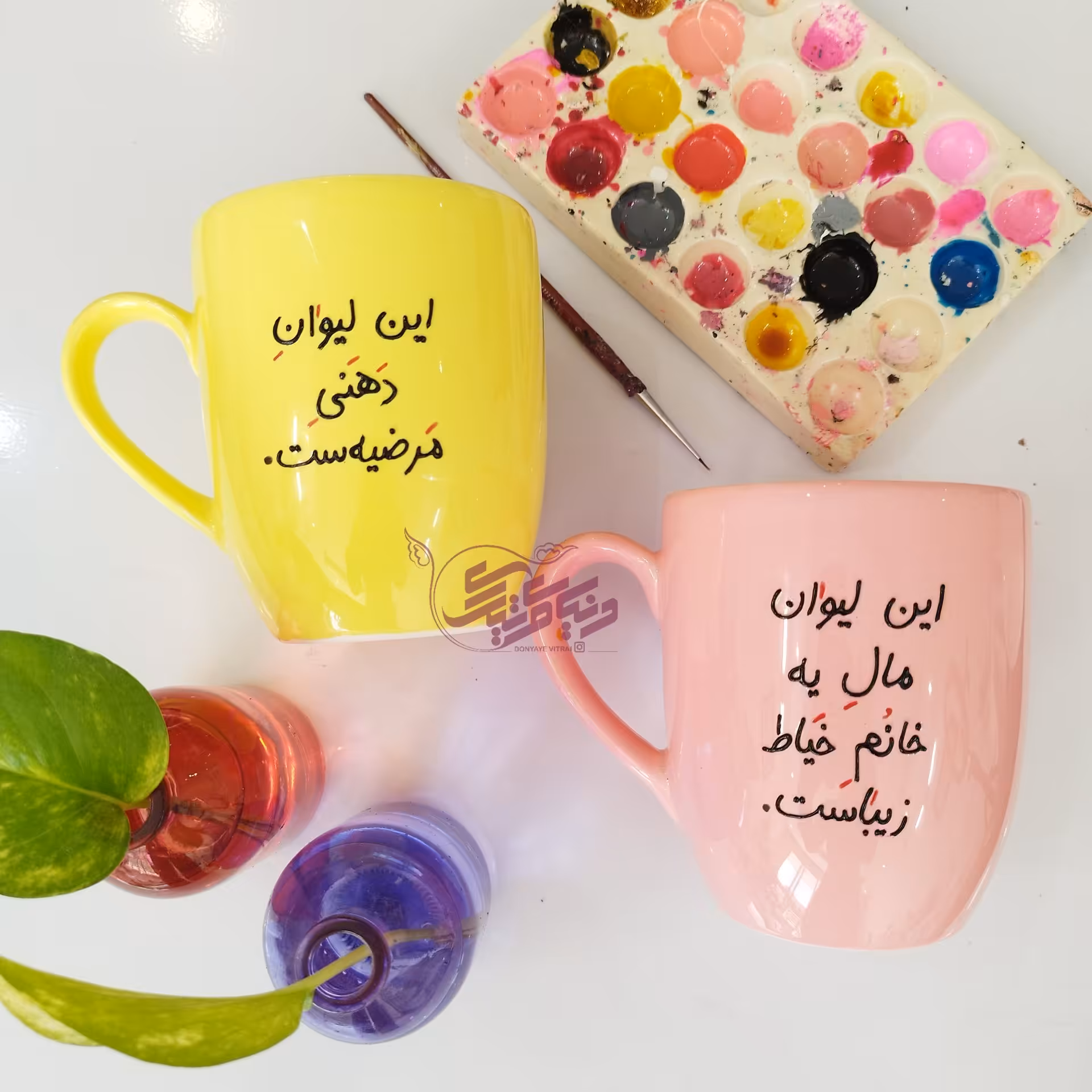 ماگ جمله ماندگار، جمله مورد نظرتون رو بفرستید بصورت برجسته روی ماگ براتون نوشته میشه، لیوان رنگی، ارسالمون رایگانه