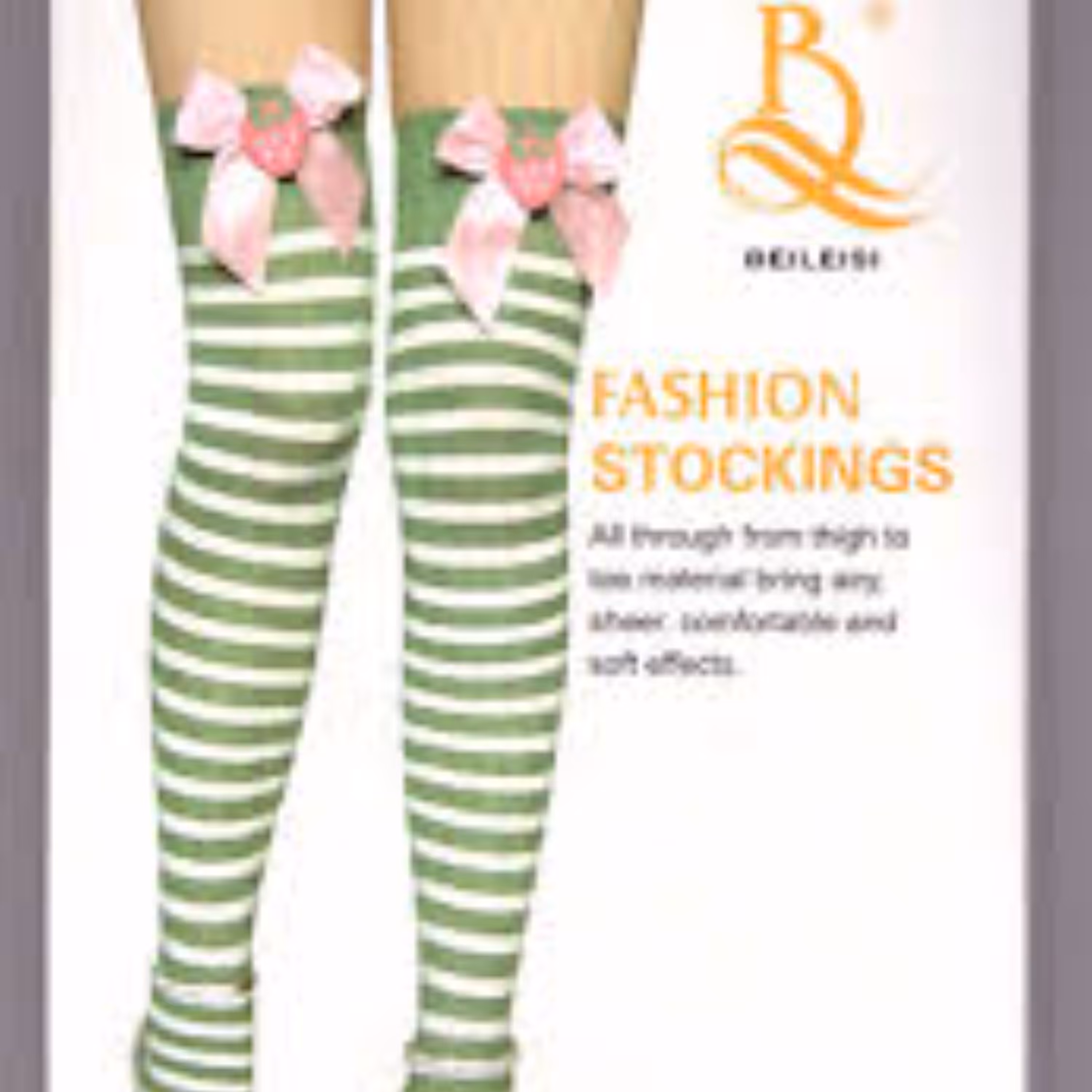 جوراب فانتزی صورتی