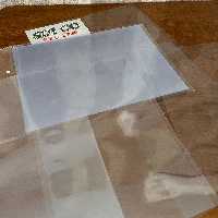 طلق A3 بزرگ شفاف بسته 100 عددی     