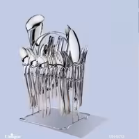 ست 52 پارچه قاشق و چنگال استیل کد un-5711