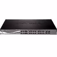 سوئیچ 28 پورت و اسمارت دی لینک دی جی اس 1500 28 پی