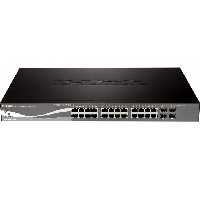 سوئیچ 28 پورت و اسمارت دی لینک دی جی اس 1500 28 پی