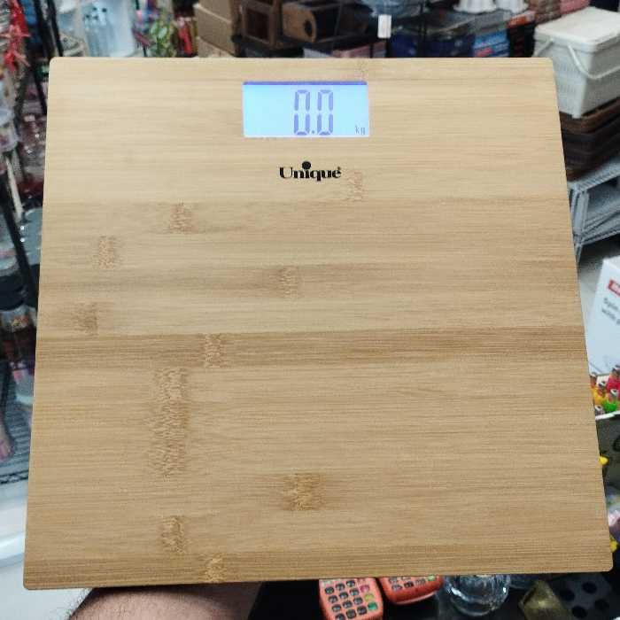 ترازو وزنی صفحه چوب بامبو 6503 یونیک