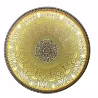 گل سقفی دایره 106  سانتی   ترنج بدون جای هالوژن   کد  386(ارسال بصورت  پسکرایه)