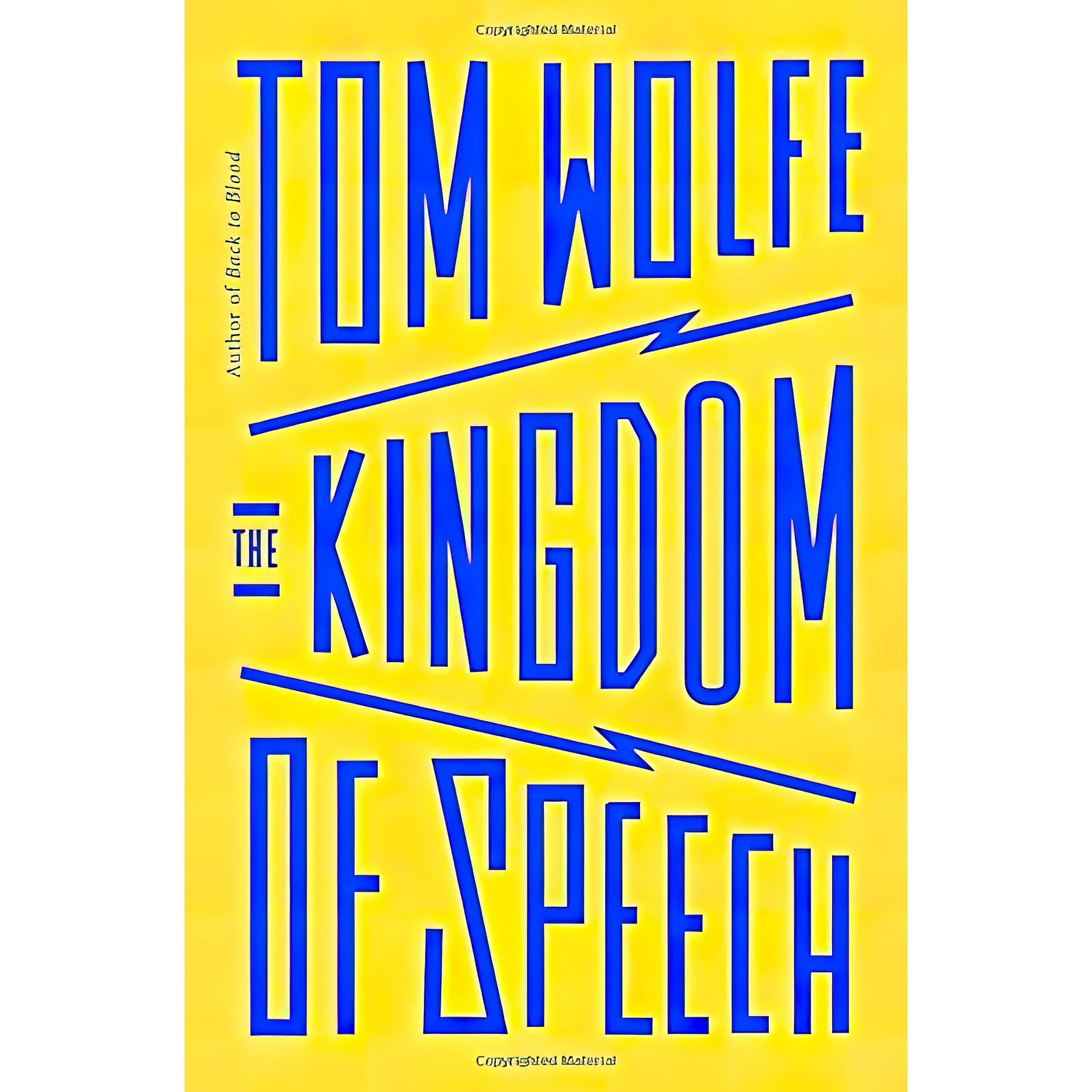 کتاب زبان اصلی The Kingdom of Speech اثر Tom Wolfe