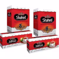 چای 100 گرم و کیسه ای 25 عددی آسام شاهد - پک 4 عددی
