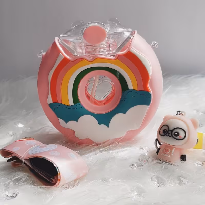 قمقمه دوناتی در چهار رنگ و دو طرح