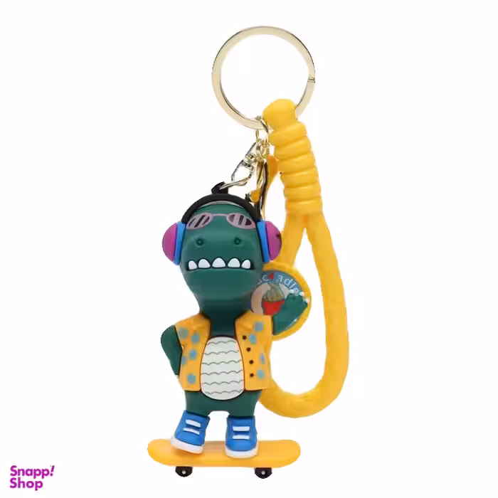 جا کلیدی مدل سیلیکونی طرح دایناسور اسکیت سوار کد JI110