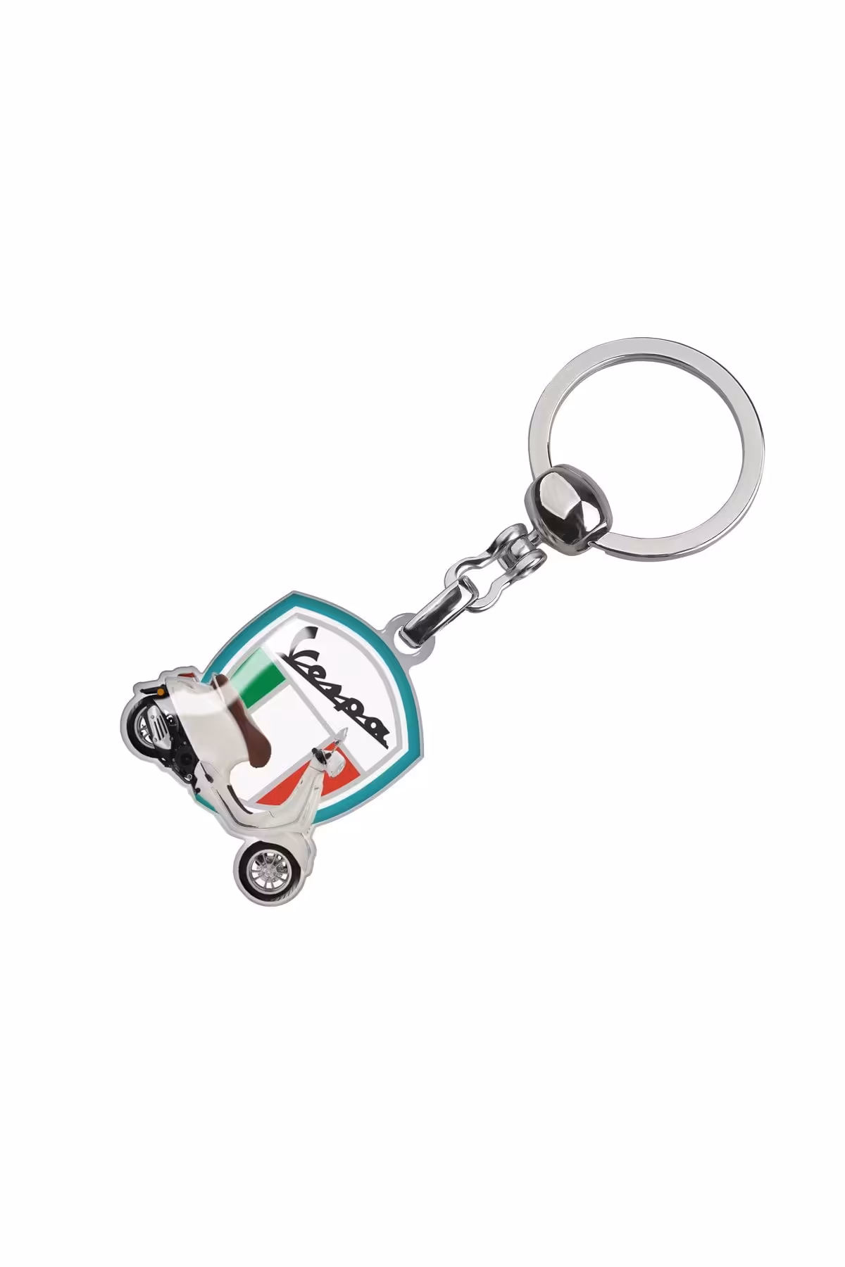 جاسوئیچی موتورسیکلت کرمی VESPA MOTORCYCLES MOTORCYCLE DROP LOGING KEYCHAIN کرم Modül