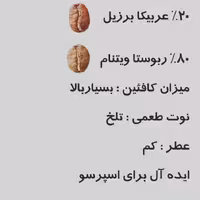 قهوه اسپرسو 250 گرمی میکس کلمبیا - ویتنام