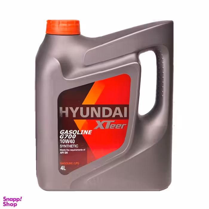 روغن موتور خودرو هیوندای اکس تیر مدل SN G700 10W-40 ظرفیت 4 لیتر