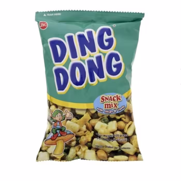 آجیل هندی دینگ دونگ مدل اسنک میکس نمکی 100 گرمی 