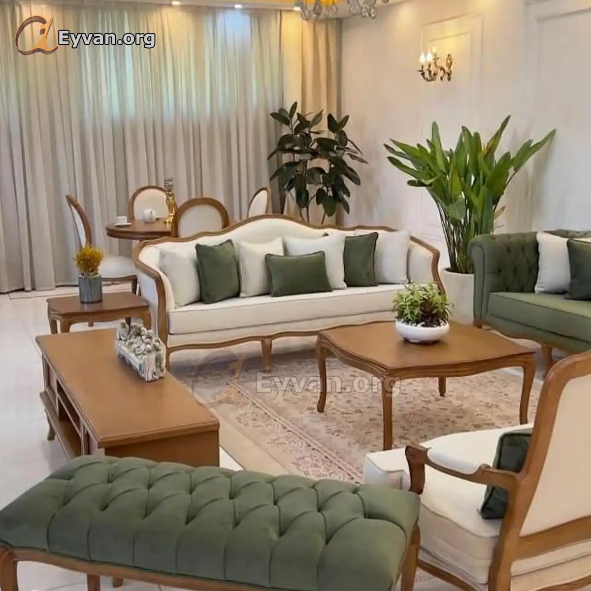 ست کامل مبلمان مدل فرانسوی عربی کد FS40522