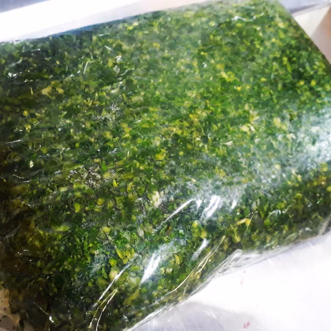 سبزی قورمه خرد شده