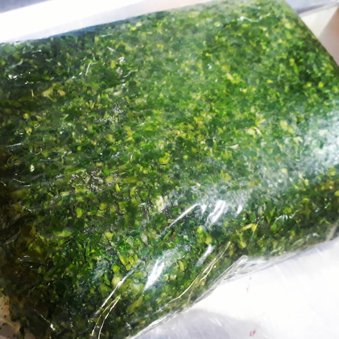 سبزی قورمه خرد شده