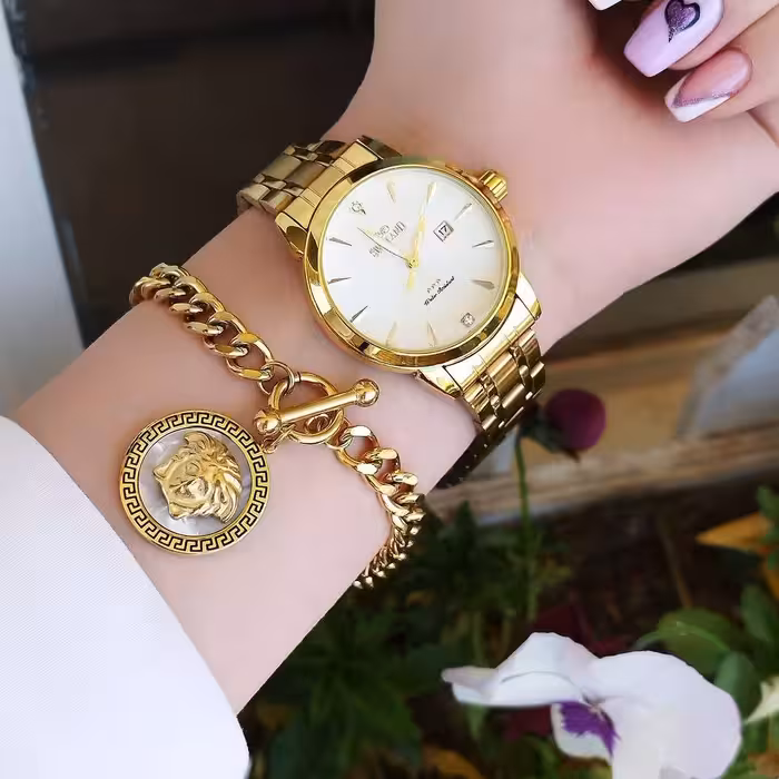 ست ساعت و دستبند زنانه مارک سویسلند 