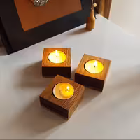 جاشمعی چوبی - چوب گردو