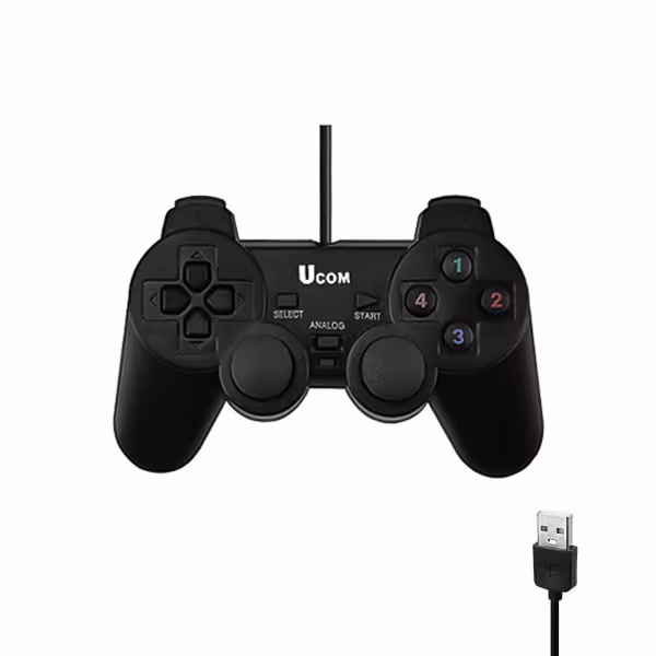 دسته بازی شوک دار UCOM مدل 1-208