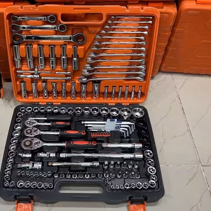 جعبه بوکس تمام صنعتی مشخصات150 پارچه جنس آلیاژ کروم وانادیوم