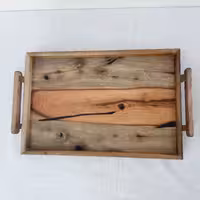 سینی چوبی طرح آریا ابعاد 5.5 در 29 در 48