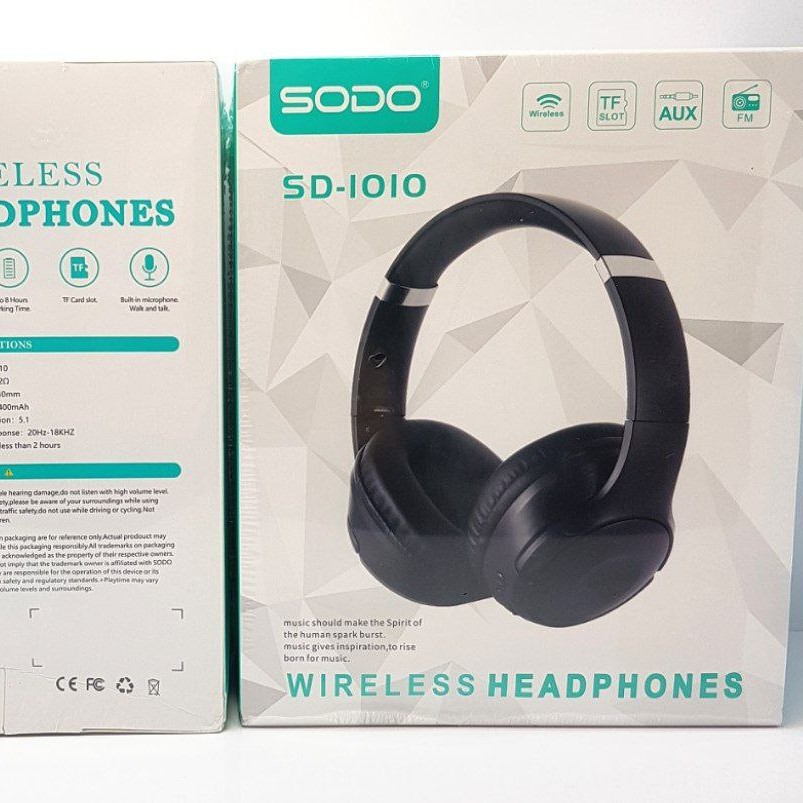 هدفون صددرصد اورجینال SODO مدل SODO 1010