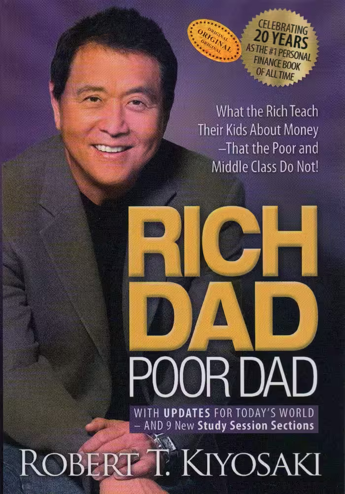 کتاب RICH DAD POOR DADپدر پولدار پدر بی پول زبان اصلی تک زبانه