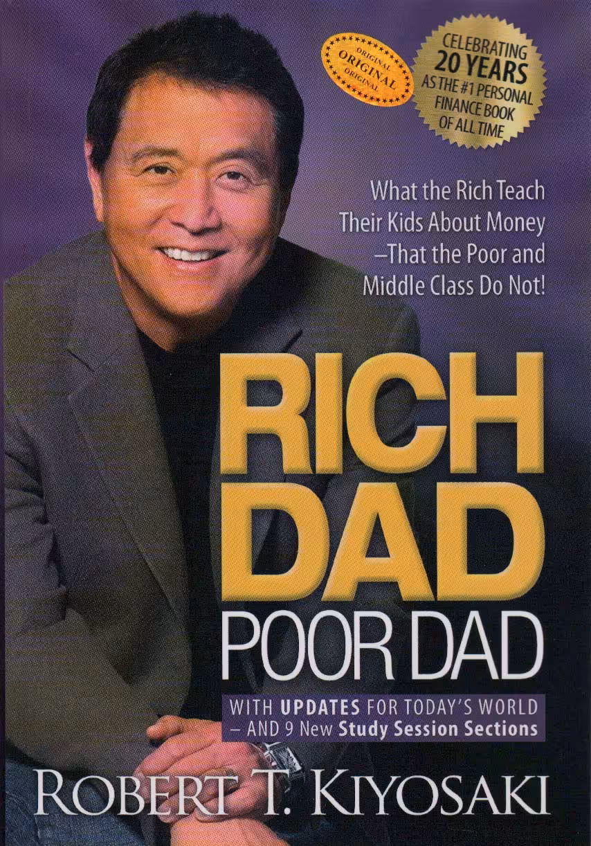 کتاب RICH DAD POOR DADپدر پولدار پدر بی پول زبان اصلی تک زبانه