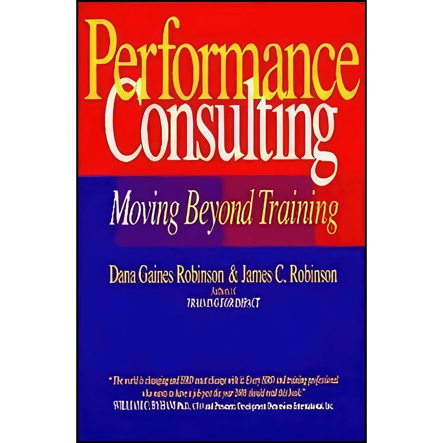 کتاب زبان اصلی Performance Consulting اثر جمعی از نویسندگان