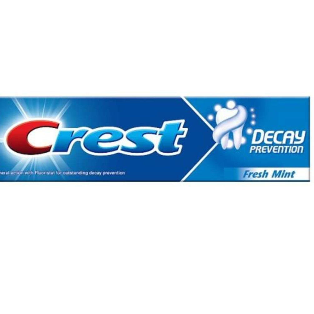 خمیر دندان کرست مدلDecayFresh Mint حجم 100میل معطر فاقد سفید کننده ضد باکتری محافظ مینای دندان ضد پوسیدگی