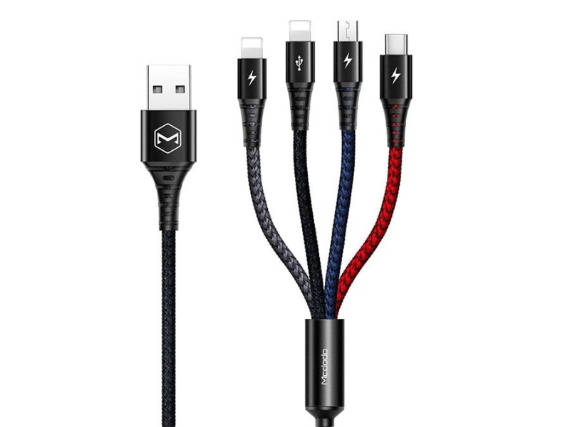 کابل شارژ چهار سر مک دودو Mcdodo 4in1 CA-623 Armor Cable 1.2m
