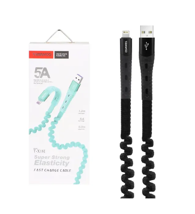 کابل شارژ فست 1.2 متری آیفون ترانیو مدل T-X18I