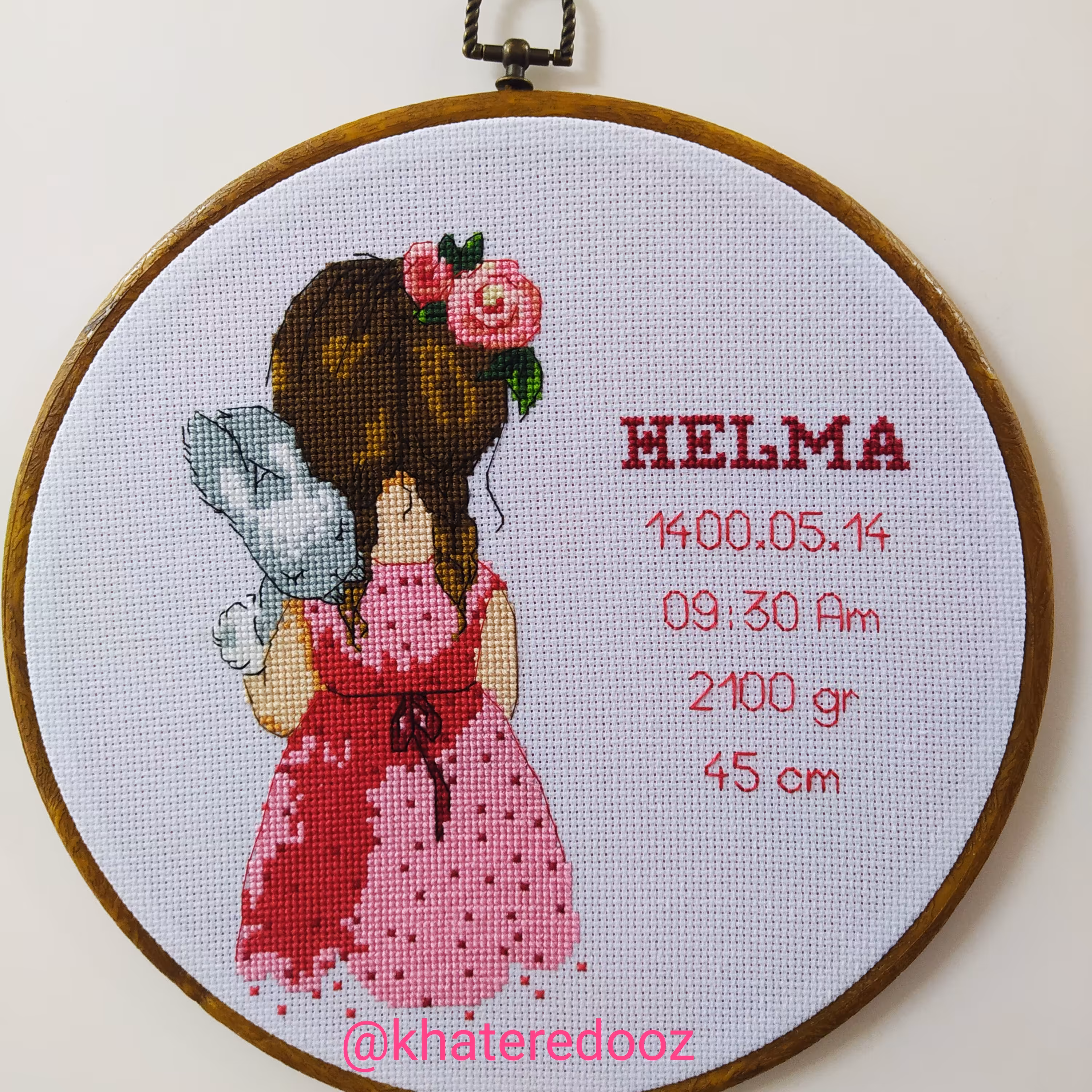 شماره دوزی، تقویم تولد، طرح حلما