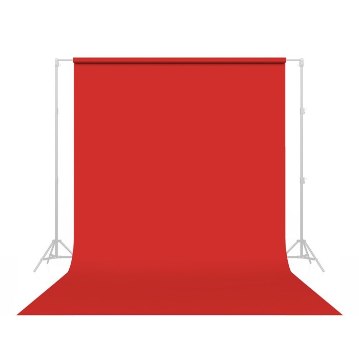 پرده قرمز 3x5 لوله پلاستیکی (فون مخمل)