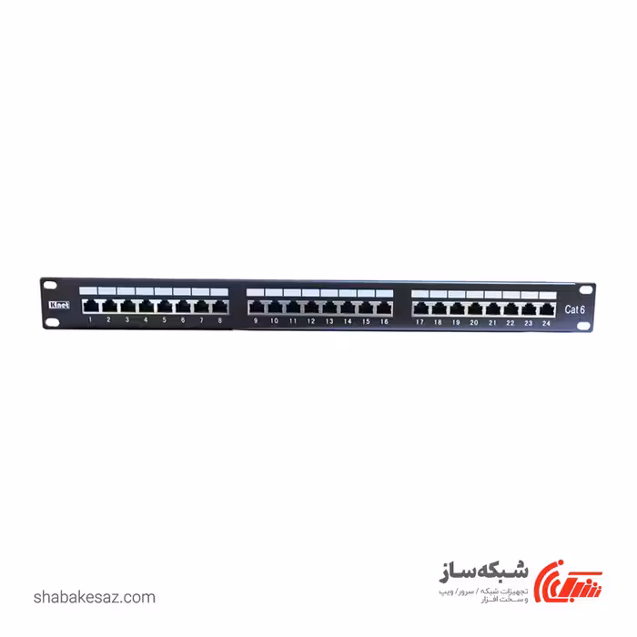 قیمت و خرید پچ پنل کی نت K-net K-N1062 Cat6 UTP - شبکه ساز