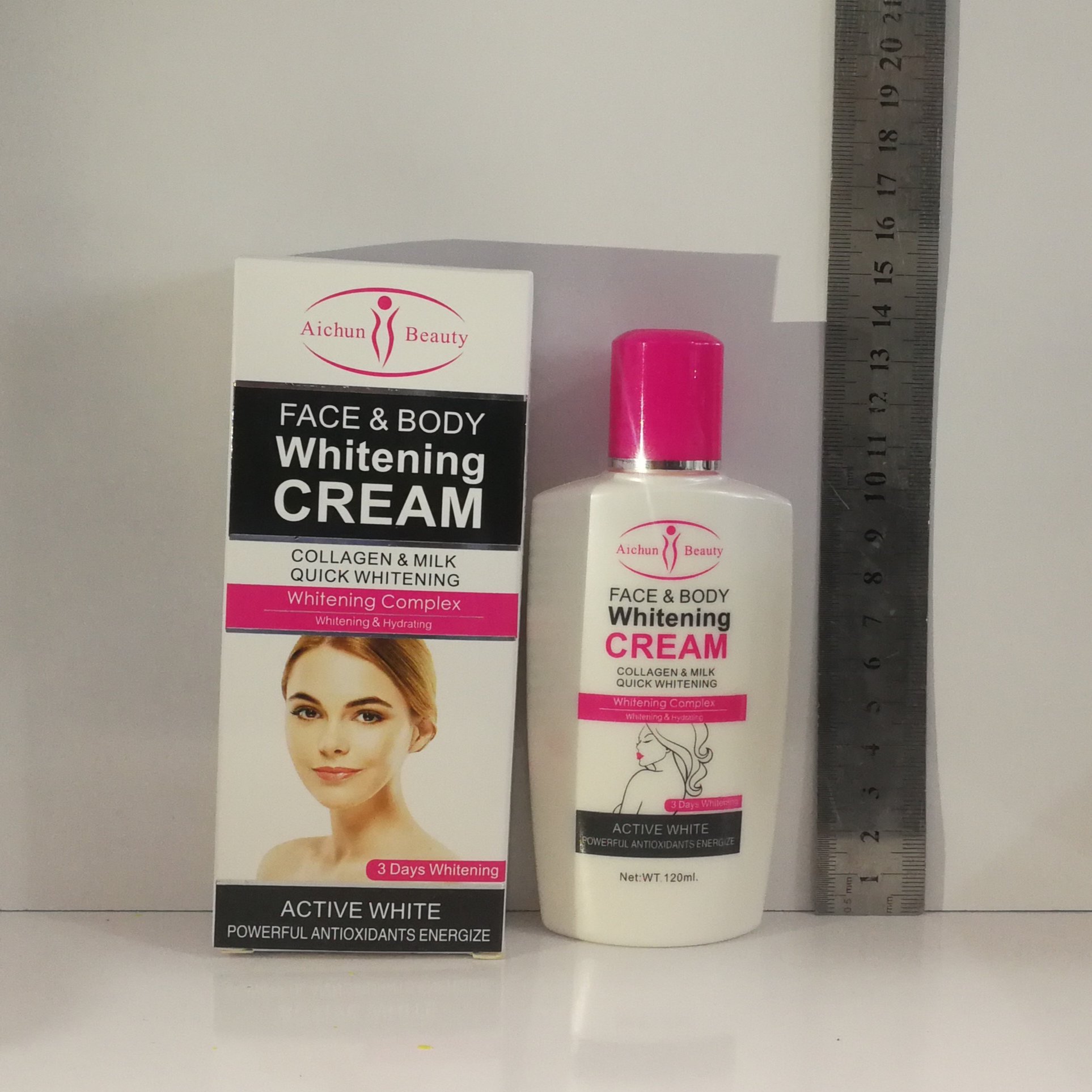 کرم سفید کننده صورت و بدن آیچون بیوتی 120میل