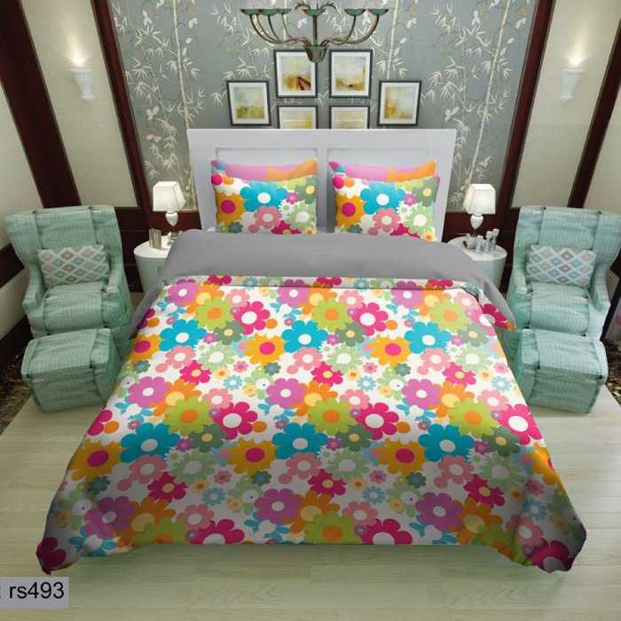 سرویس روتختی 1 نفره تنسل چاپی برندترک لند (Turk Land)  کد rs 493