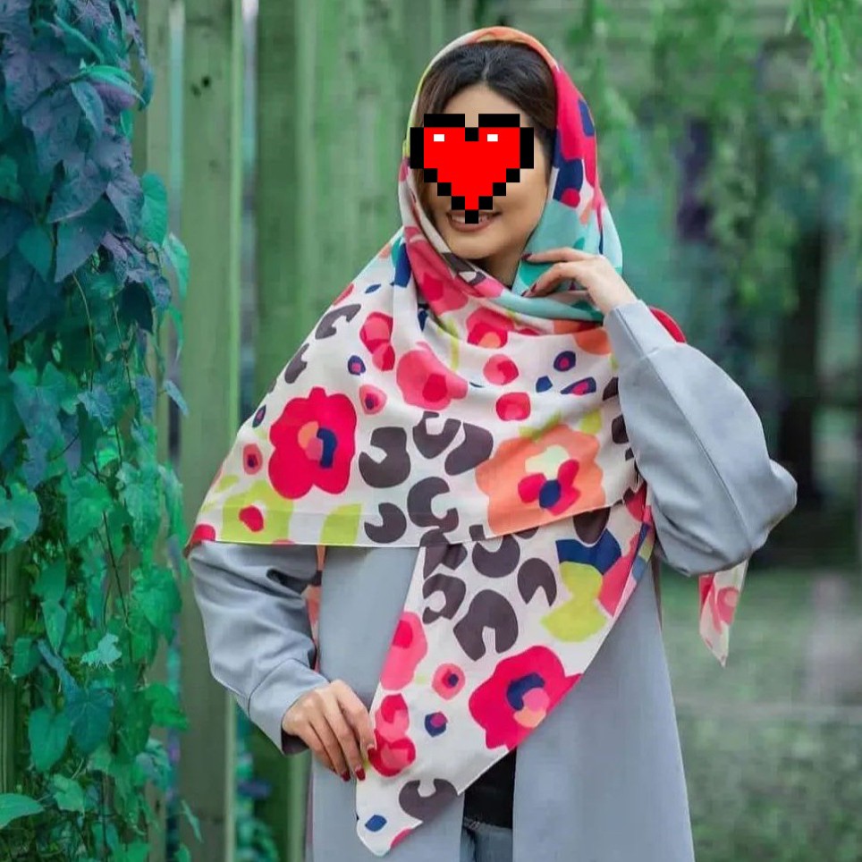 روسری گلدار