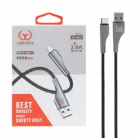 کابل تبدیل فست شارژ Type-C یوشیتا مدل YC-017