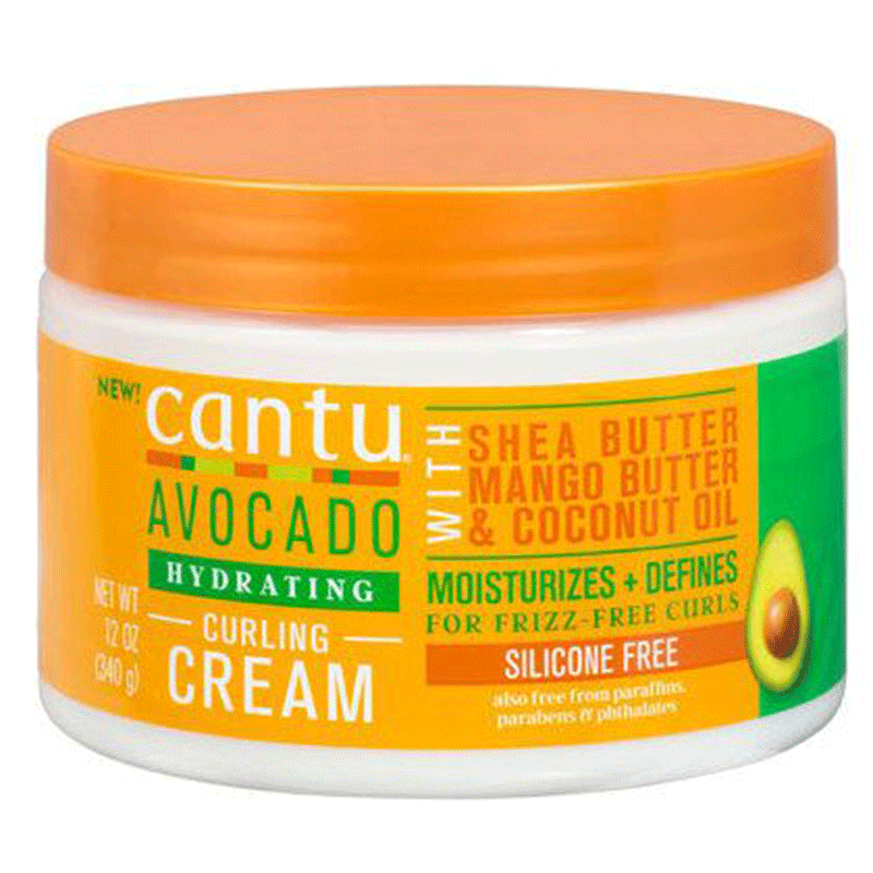 کرم فر کننده آووکادو کنتو Cantu Avocado Hydrating curling cream 340g
