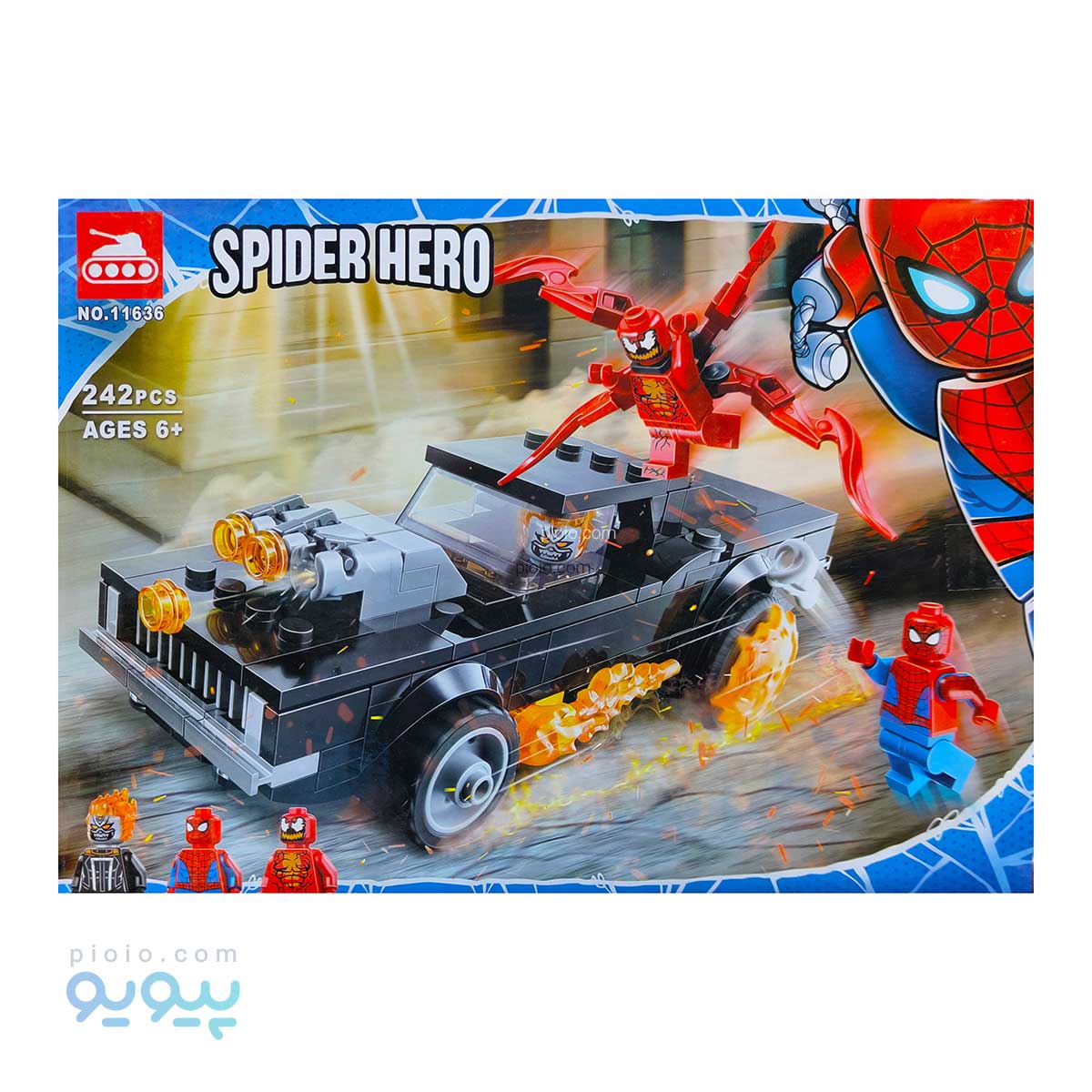 لگو مرد عنکبوتی آیتم 11636 تک و عمده