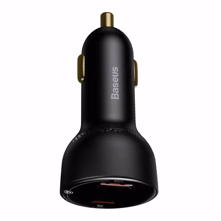 قیمت و خرید شارژر فندکی 2 پورت بیسوس مدل Superme CCZX-01 100W | یاس ارتباط