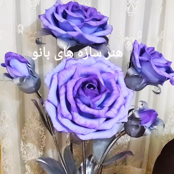گل کنار سالنی استند پنج شاخه