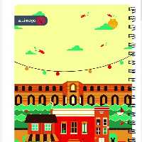 دفتر 80 برگ زیماژ کد 33430

