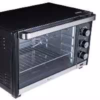 آون توستر تکنو مدل Te-455 استیل مشکی 