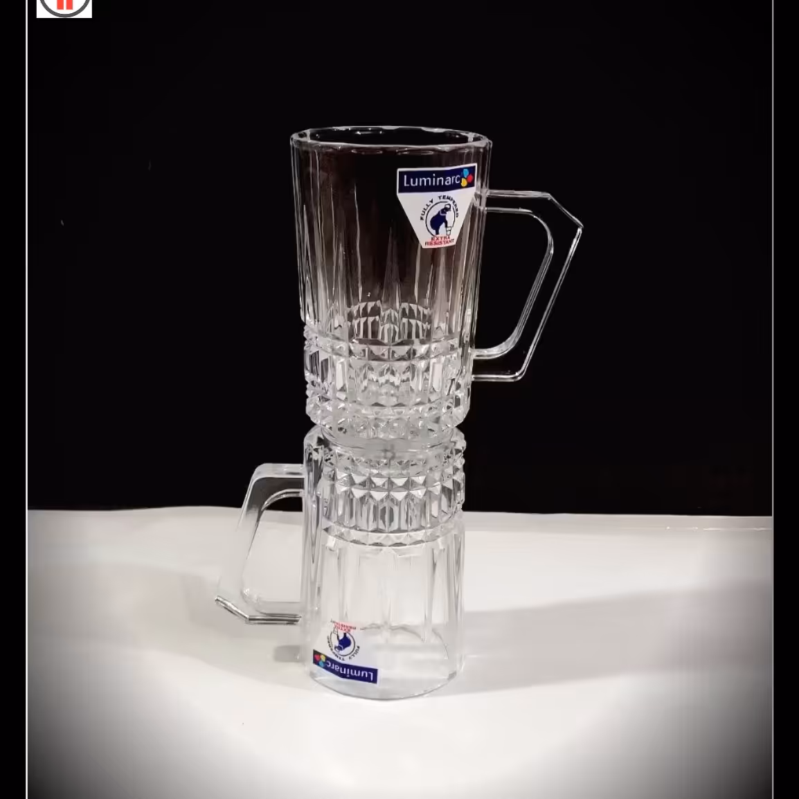 فنجان چایخوری دسته دار شش عددی الیز برند لومینارک فرانسه