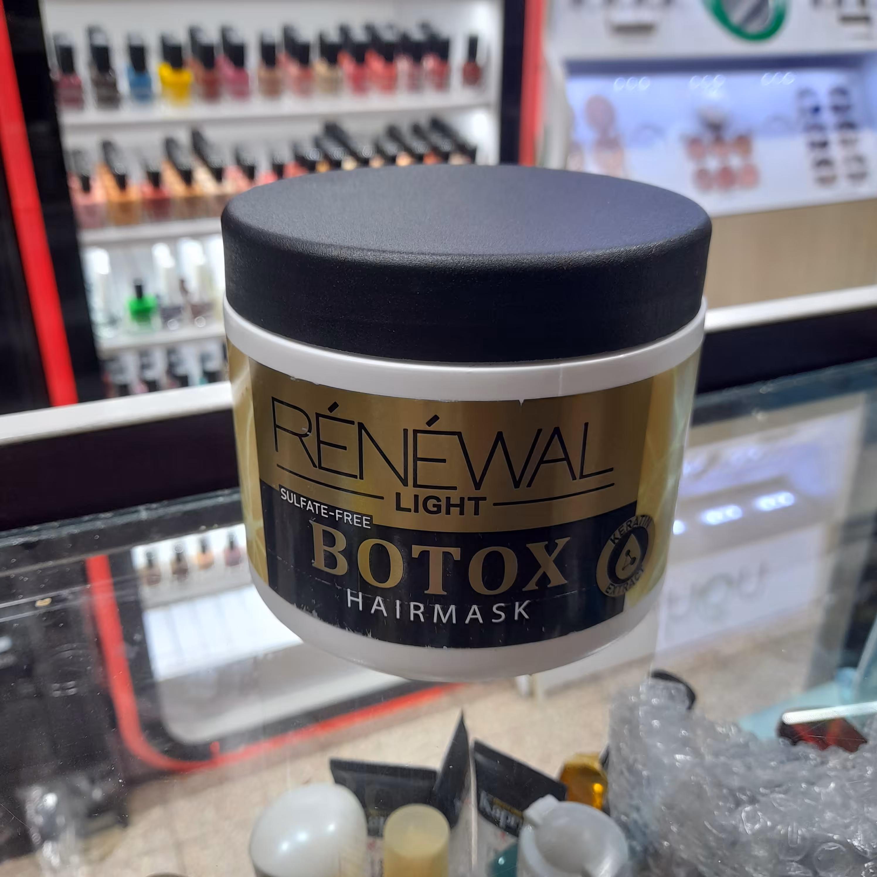 ماسک مو بدون سولفات  حرفه ای رنوال مدل کراتین بوتاکس  500 میل 