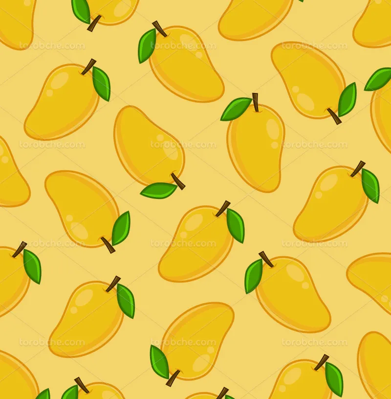 وکتور نقاشی انبه | گرافیک با طعم تربچه