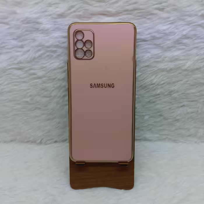 گارد (قاب) گوشی A51 4G مدل مای کیس رنگ گلبهی مناسب گوشی Samsung A51 4G